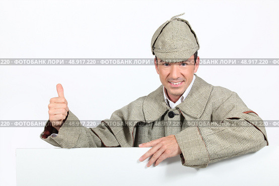Sherlock Holmes. Стоковое фото, агентство Ingram Publishing / Фотобанк Лори