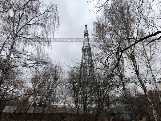 Шуховская башня в Москве радиовышка (2018 год). Стоковое фото, фотограф Кузнецов Максим / Фотобанк Лори