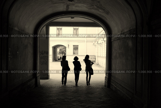 Силуэты (2009 год). Редакционное фото, фотограф Ананенко Галина / Фотобанк Лори