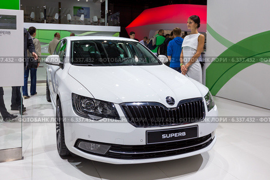 Skoda Superb. ММАС 2014. Редакционное фото, фотограф Сергей Лаврентьев / Фотобанк Лори