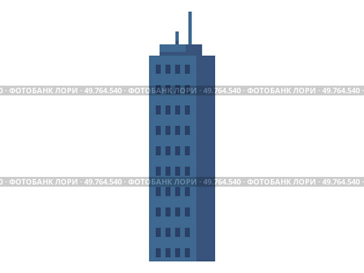 Skyscraper vector illustration. The front view skyscrapers captures essence modern urban structures Multistorey buildings shape environment, contributing to urban panorama High-rise residential. Skyscraper. Luxury homes within skyscrapers redefine meaning urban living. Стоковая иллюстрация, агентство Ingram Publishing / Фотобанк Лори