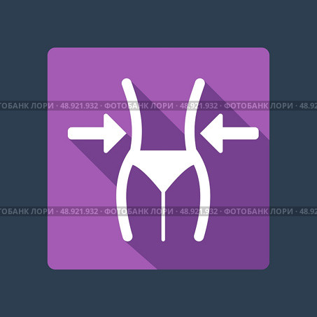 slimming icon. Стоковая иллюстрация, агентство Ingram Publishing / Фотобанк Лори