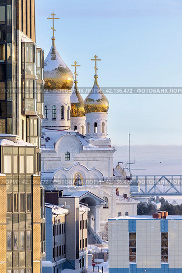 Собор Михайло-Архангельский в Архангельске (2024 год). Редакционное фото, фотограф Юрий Шурчков / Фотобанк Лори
