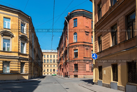 Соляной переулок. Санкт-Петербург (2019 год). Стоковое фото, фотограф Александр Щепин / Фотобанк Лори