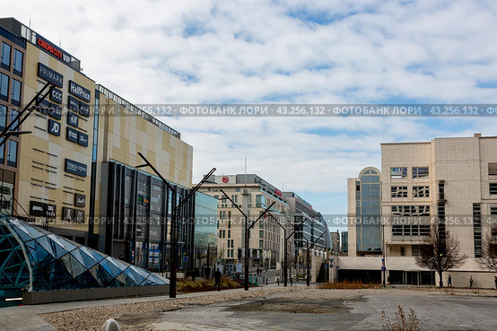 Современная архитектура столицы Словакии Братиславы (2024 год). Редакционное фото, фотограф V.Ivantsov / Фотобанк Лори