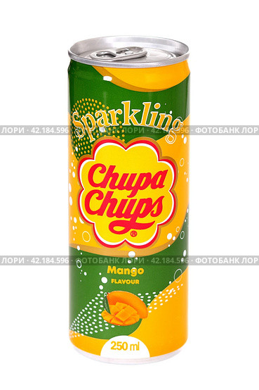 Sparkling Chupa-Chups Mango (2024 год). Редакционное фото, фотограф Art Konovalov / Фотобанк Лори