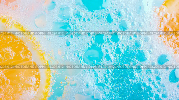 Sparkling Citrus Elixir: Effervescent Lemon Soda with Bubbles, Aromatic Zest, and Refreshing Fizz for Beverage Branding. Стоковое AI-изображение, AI-художник Данила Большаков / Фотобанк Лори