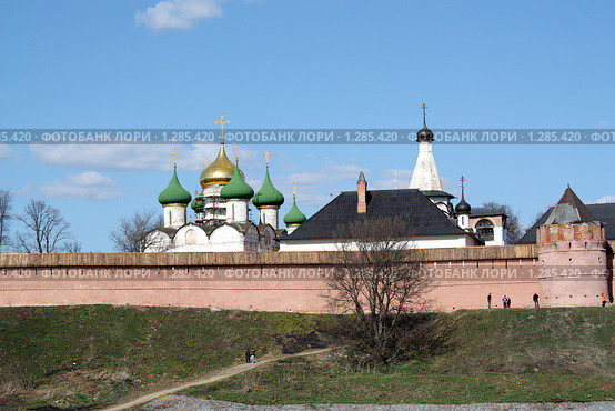 Спасо-Евфимиев монастырь в Суздале (2009 год). Редакционное фото, фотограф Ирина Золина / Фотобанк Лори