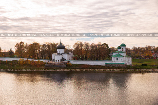 Спасо-Преображенский Мирожский монастырь, Псков (2021 год). Стоковое фото, фотограф Юлия Бабкина / Фотобанк Лори