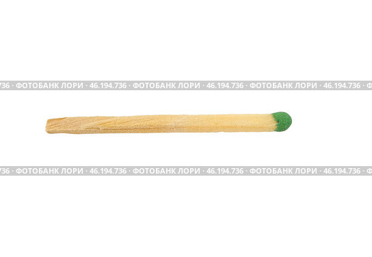 Спичка на белом фоне. A match on a white background. Стоковое фото, фотограф Татьяна Д / Фотобанк Лори