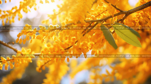 spring tree pollen ai generated. Стоковое AI-изображение, AI-художник Vectorwin / Фотобанк Лори