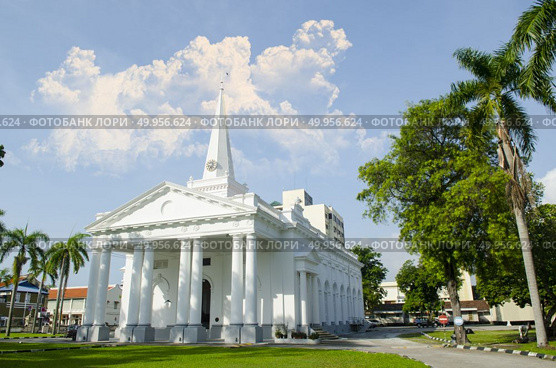 St. George’s Church - George Town, Penang, Malaysia. Стоковое фото, агентство Ingram Publishing / Фотобанк Лори
