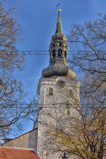 St Mary's Cathedral (Dome Church) on Toompea Hill in old Tallinn, Estonia (2015 год). Редакционное фото, фотограф Анна Кривицкая / Фотобанк Лори