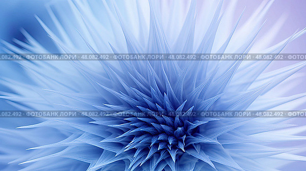 stage blue thistle ai generated. Стоковое AI-изображение, AI-художник Vectorwin / Фотобанк Лори