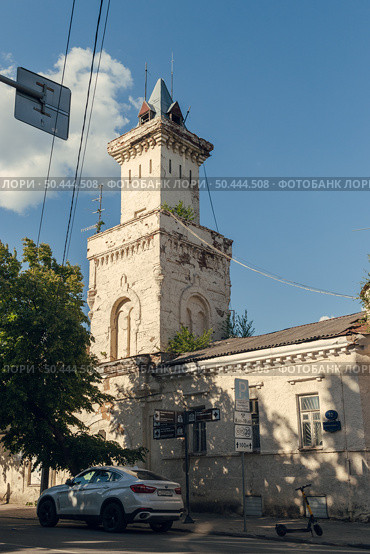 Старое здание в центре города Воронеж, Россия. Редакционное фото, фотограф Дмитрий Заруднев / Фотобанк Лори