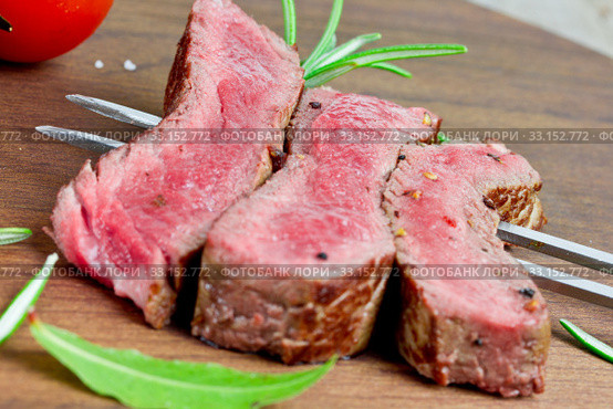 steak. Стоковое фото, фотограф Thomas Francois / Smarterpix / Фотобанк Лори