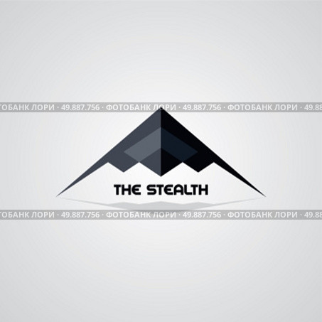 stealth ship logo template. stealth ship logo template vector art illustration. Стоковая иллюстрация, агентство Ingram Publishing / Фотобанк Лори