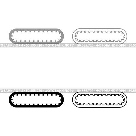 Strap for engine toothed belt for gear cambelt timing gas distribution mechanism set icon grey black color vector illustration image simple solid fill outline contour line thin flat style. Strap for engine toothed belt for gear cambelt timing gas distribution mechanism set icon grey black color vector illustration image solid fill outline contour line thin flat style. Стоковая иллюстрация, агентство Ingram Publishing / Фотобанк Лори