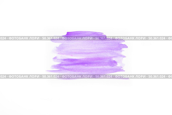 strokes purple watercolor. Стоковое фото, агентство Ingram Publishing / Фотобанк Лори