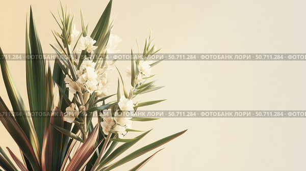 style yucca plant. Стоковое фото, фотограф Vectorwin / Фотобанк Лори