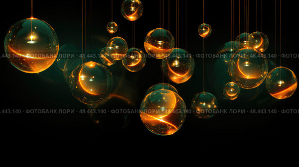 suspended abstract data light ai generated. Стоковое AI-изображение, AI-художник Vectorwin / Фотобанк Лори