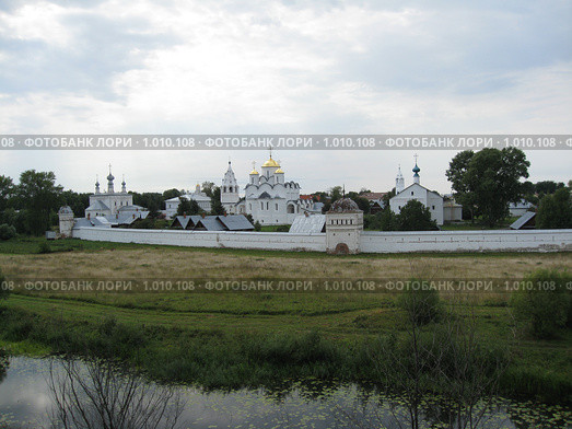 Суздаль. Вид на Покровский монастырь (2007 год). Стоковое фото, фотограф Pavel S. Popov / Фотобанк Лори