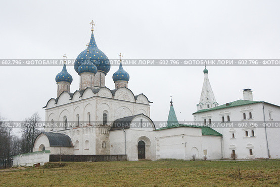 Суздальский кремль. Собор Рождества Богородицы (XIII-ХIX вв.) (2008 год). Редакционное фото, фотограф Михаил Ворожцов / Фотобанк Лори