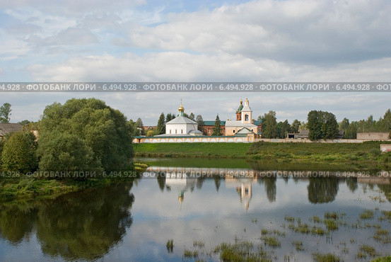 Свято-Духов Иаковлев Боровичский монастырь (2014 год). Стоковое фото, фотограф Александр Щепин / Фотобанк Лори