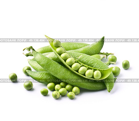 Sweet green peas. Стоковое фото, фотограф Волошина Мария Ивановна / Фотобанк Лори