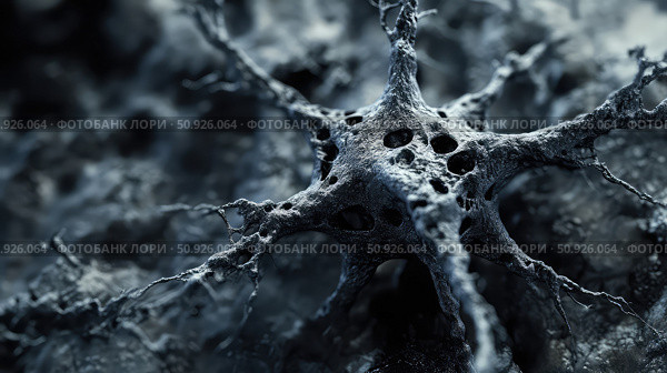 synapse fading neuron ai generated. Стоковое AI-изображение, AI-художник Vectorwin / Фотобанк Лори