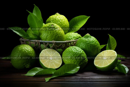 Tangy Ripe bergamot. Generate Ai. Стоковое AI-изображение, AI-художник Иван Рябоконь / Фотобанк Лори