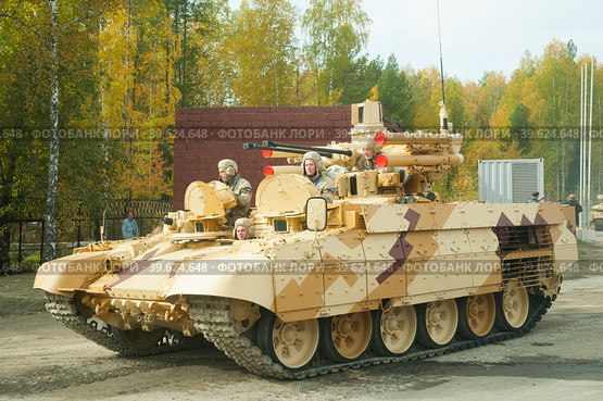 Tank Support Fighting Vehicle Terminator. Russia (2013 год). Редакционное фото, фотограф Сергей Буторин / Фотобанк Лори