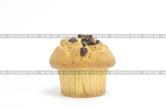 tasty muffin cake, isolated on white. Стоковое фото, агентство Ingram Publishing / Фотобанк Лори