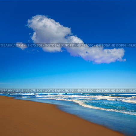 Tavernes de Valldigna beach dunes in Valencia of Spain. Стоковое фото, агентство Ingram Publishing / Фотобанк Лори