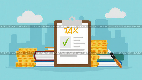 Tax deduction planning involves strategically identifying and utilizing eligible deductions to reduce taxable income and lower overall tax liability. mortgage interest. Стоковое AI-изображение, AI-художник Sergey Grishin / Фотобанк Лори