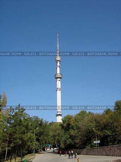 Телевышка, Коктобе, Алма-Ата (2005 год). Стоковое фото, фотограф Камбулина Татьяна / Фотобанк Лори