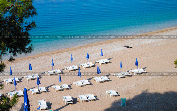 The beautiful beaches of Montenegro (2012 год). Стоковое фото, фотограф Сергей Ляшенко / Фотобанк Лори