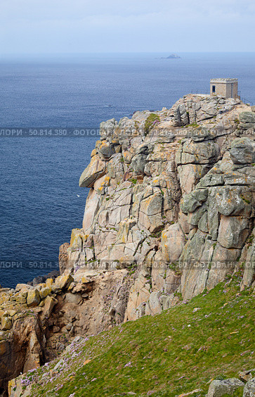 The cliffs of Pedn-men-du or Sennen Crag. Cornwall. England. GB (2009 год). Стоковое фото, фотограф Сергей Пристяжнюк (Serg Zastavkin) / Фотобанк Лори