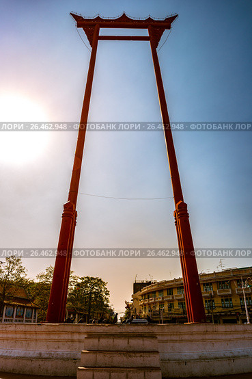 The giant swing, Sao Ching Cha, in Bangkok. Стоковое фото, фотограф Роман Гадицкий / Фотобанк Лори