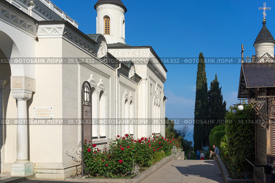 The house Church of the Romanov family in Livadiya (2016 год). Редакционное фото, фотограф Виктория Кольцова / Фотобанк Лори