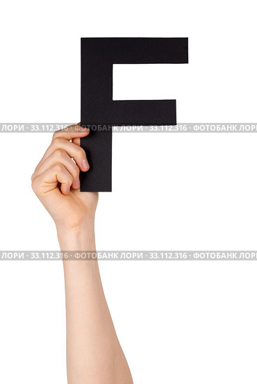 the letter f. Стоковое фото, фотограф Nadja Blume / PantherMedia / Фотобанк Лори