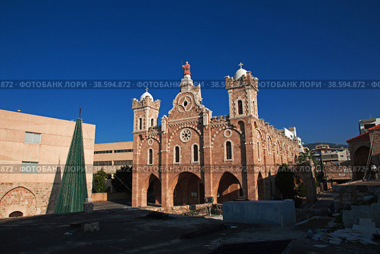 The old church in Batroun, Lebanon (2018 год). Стоковое фото, фотограф Сергей Стрелков / Фотобанк Лори