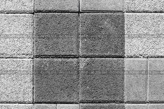 The texture of a stone monotonous pavement. Top view. Abstract background. Стоковое фото, фотограф Емельянов Евгений Викторович / Фотобанк Лори