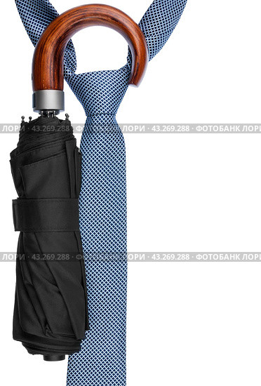 Tie and umbrella. Стоковое фото, фотограф Александр Собко / Фотобанк Лори