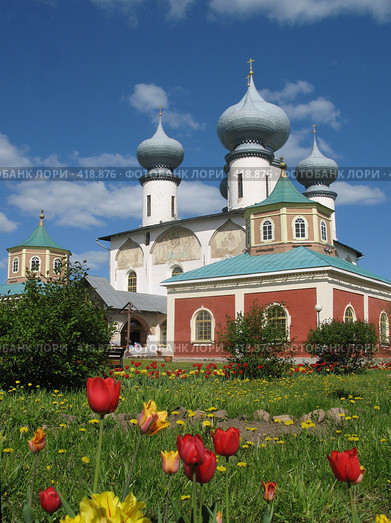 Тихвинский мужской монастырь (2008 год). Стоковое фото, фотограф Светлана Кудрина / Фотобанк Лори