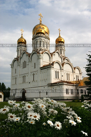 Тольятти. Собор Спаса Преображения (Спасо-Преображенский) (2009 год). Стоковое фото, фотограф Целоусов Дмитрий Геннадьевич / Фотобанк Лори