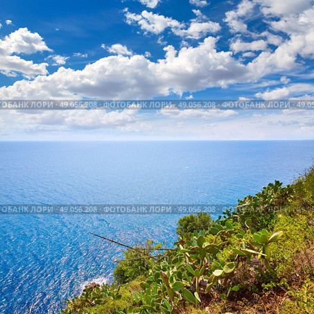 Tossa de Mar Aerial view in Costa Brava of Girona Catalonia spain. Стоковое фото, агентство Ingram Publishing / Фотобанк Лори