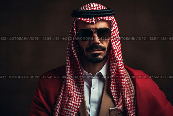 Tradition-oriented Eastern businessman. Generate Ai. Стоковое AI-изображение, AI-художник Иван Рябоконь / Фотобанк Лори