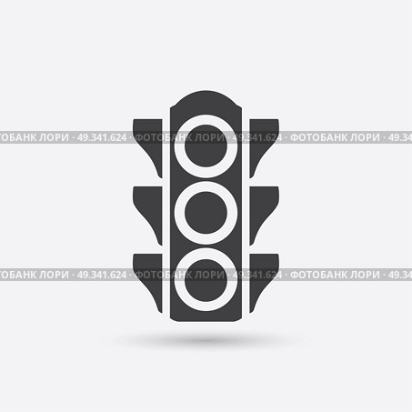 Traffic light icon. Стоковая иллюстрация, агентство Ingram Publishing / Фотобанк Лори