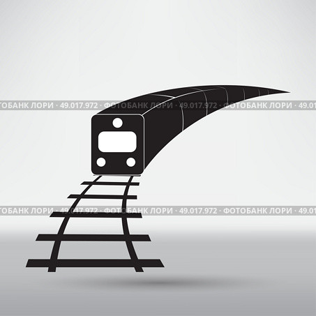 Train icon. Стоковая иллюстрация, агентство Ingram Publishing / Фотобанк Лори